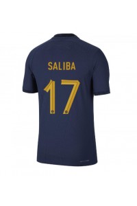 Frankrike William Saliba #17 Fotballdrakt Hjemme Klær VM 2022 Korte ermer